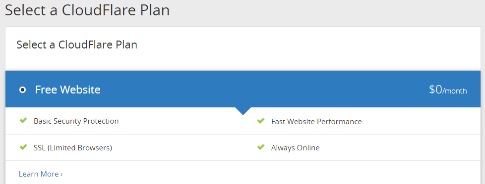 Select Free - SSL gratis dari CloudFlare Select Free - SSL gratis dari CloudFlare